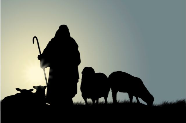 Duas histórias do pastor de Deus e do pastor de Satanás aparecem ao longo da história.